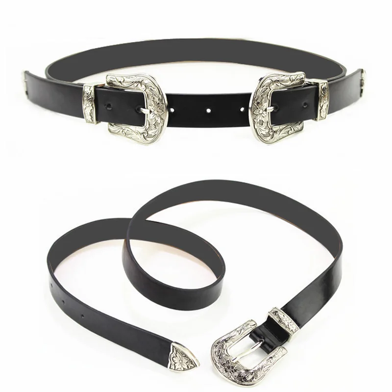 2016 Fashion Female Vintage Strap Metal Pin Buckle Jeans Designer Leather Belt For Women ...