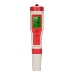 4 в 1 Цифровой тестер качества воды Ручка Тип рН метр Professional кислотный PH/TDS/EC/TEMP контроль качества воды