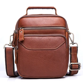 

Men Genuine Leather Business bag Man Totes bag Handbags men leather Purse Crossbody bag fashion Male Messenger Shoulder Bags