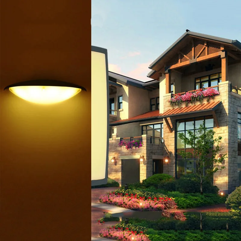 

Modern Outdoor Waterproof LED Wall Lamps AC90-260V with 4*1W LED Bulbs IP65 Aluminum Courtyard Garden Porch Corridor Lights