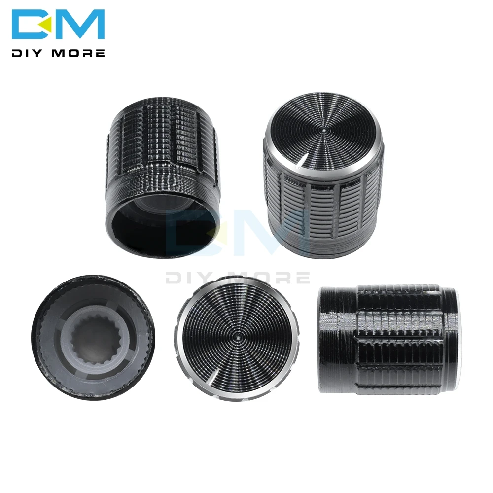Rotary Potentiometer 5PCS B5K 10K 20K 50K 100K 500K Ohm 3 Pin 3P 6mm Knurled Shaft Single Linear B Type DIY Kit 3PIN Caps rotary potentiometer,adjustable resistor