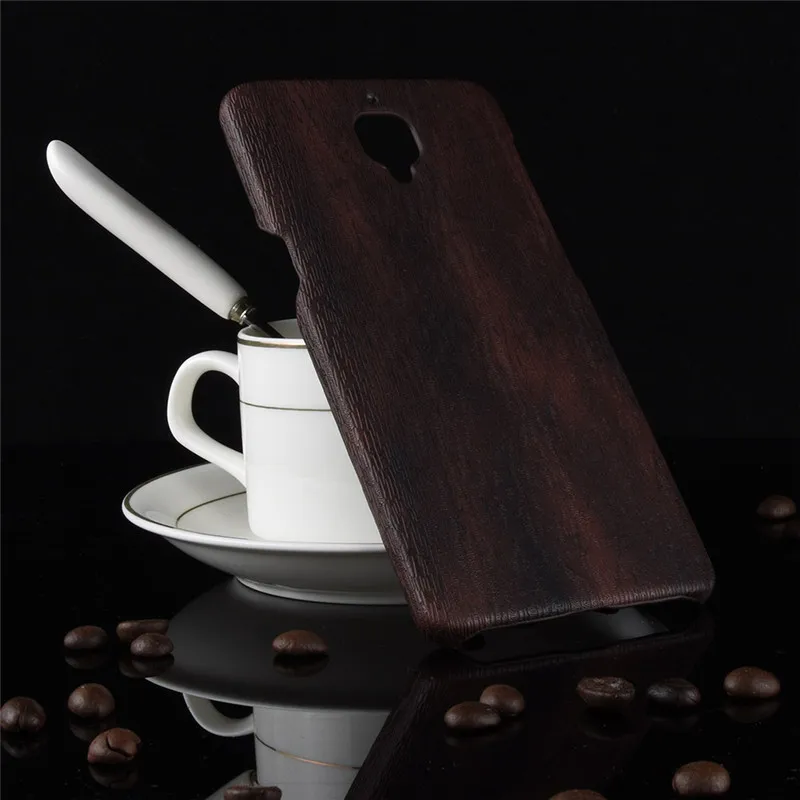 

For OnePlus 3t Case Oneplus 3 Case Hard PC Leather Retro wood grain Phone Case For Oneplus 3T Cover One plus 3