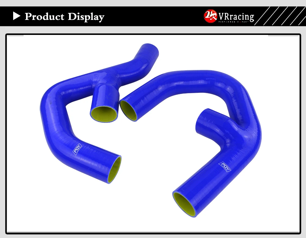 VR-для 06-09 Golf MK5 MK6 GTI 2,0 T FSi силиконовый турбо интеркулер шланг охлаждающей жидкости VRR-LX1308-QY
