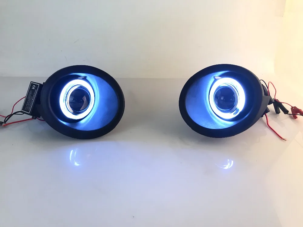 EOsuns CCFL Ангел глаз светодиодные противотуманные фары светильник led DRL + туман