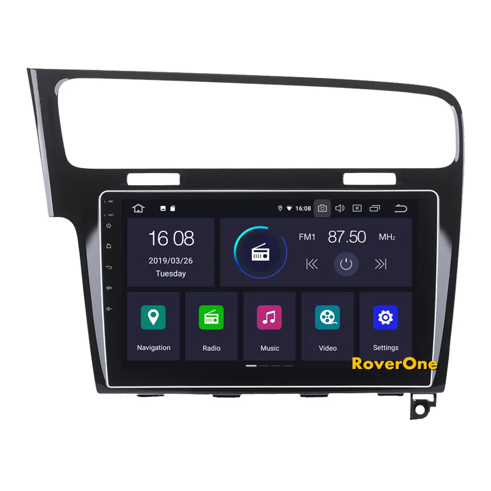 Для VW Golf 7 MK7 VII 2013 2014 2015 2016 Android 8,1 4 ядра авторадио автомобилей Радио Стерео gps навигации мультимедийный плеер