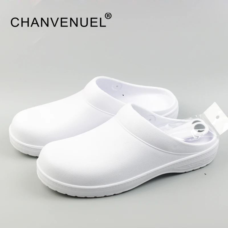 comprar 2017 Mulheres Clássico Sapatos Sapatos De Segurança Cirúrgica Médica Cirúrgica Anti Bactérias Tamancos Salas Limpas Chef Sapatos de Trabalho Para As Mulheres Unisex