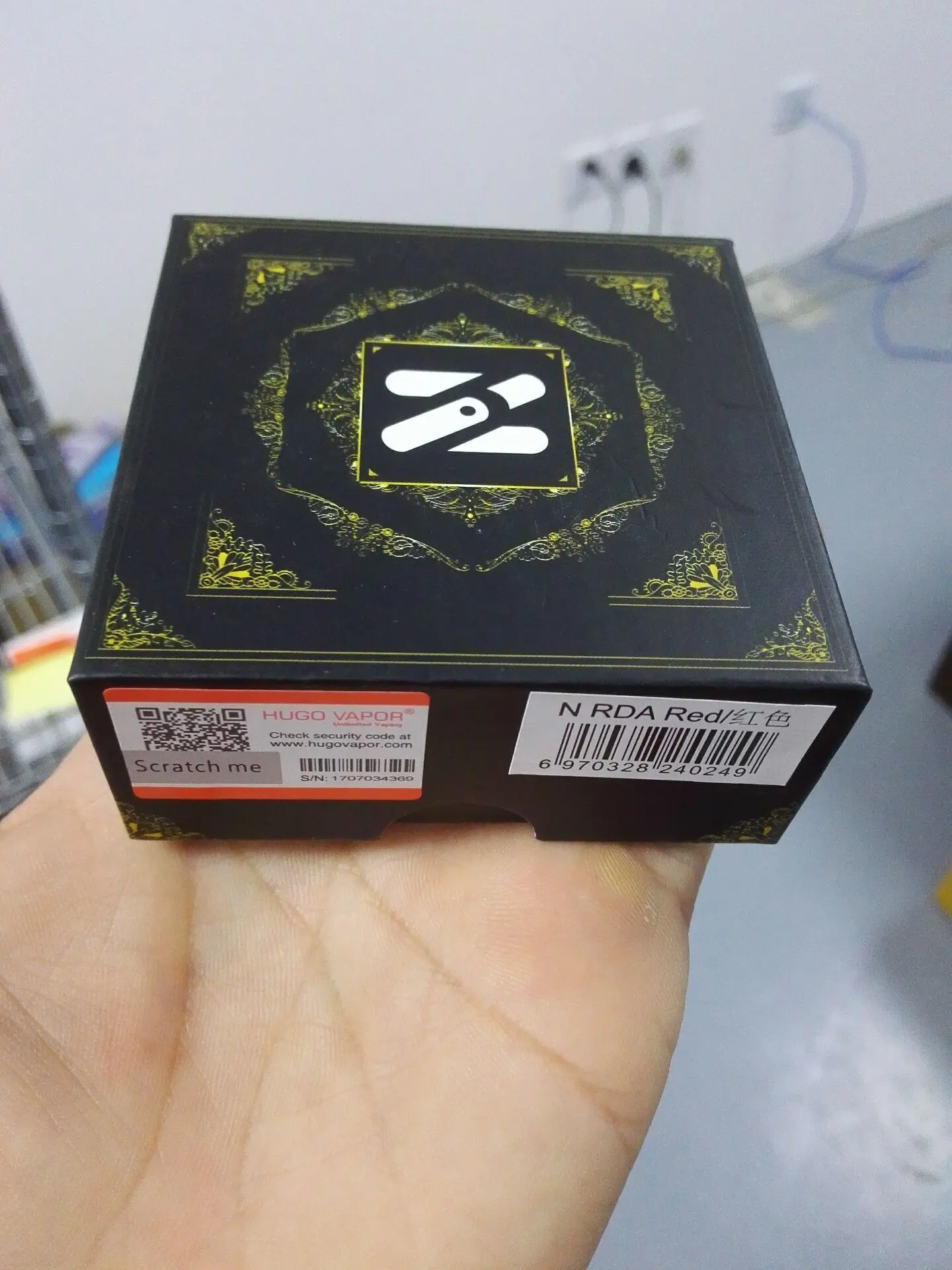 Атомайзер Hugo Vapor N BF RDA бак с двойным стержнем и большими винтами диаметр 25 мм