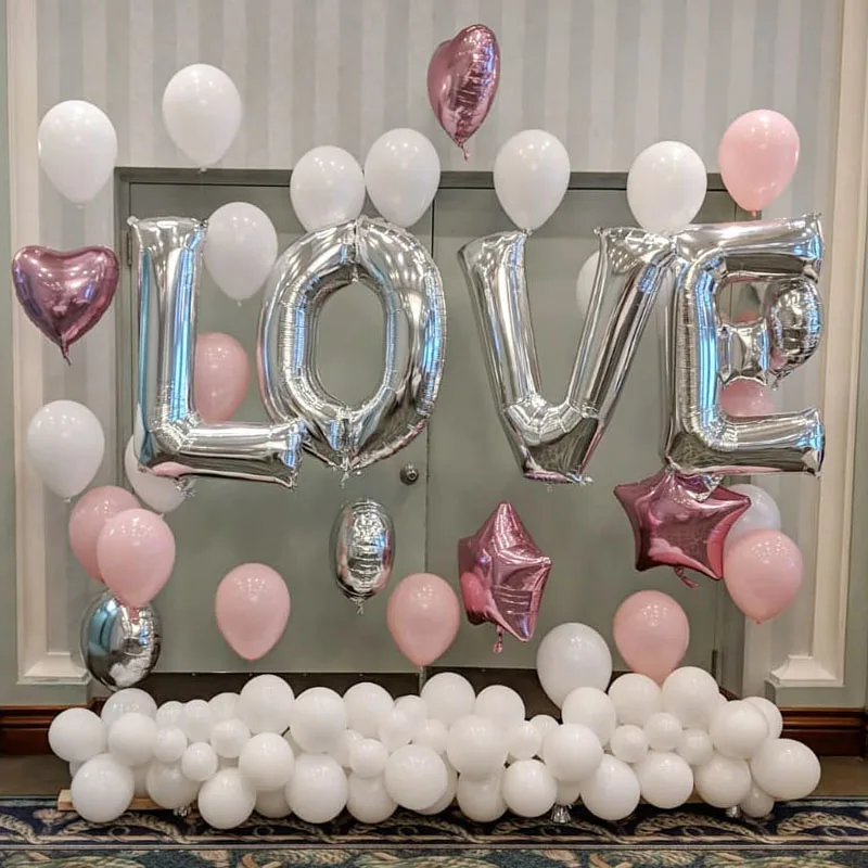 10 дюймов розовый Макарон латексные шары с днем рождения воздушные шары Свадебные украшения белый шар Baby Shower вечерние Balonnen S8XN