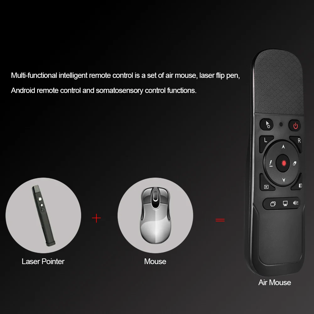 2 4G беспроводной пульт дистанционного управления лазерная указка Air Mouse 6 Gxes