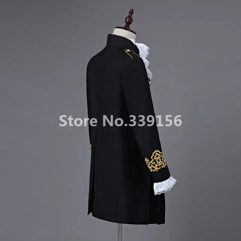 Мужской костюм 18-го века, пиджак патриот, деловой костюм джентльмена, готический театральный наряд