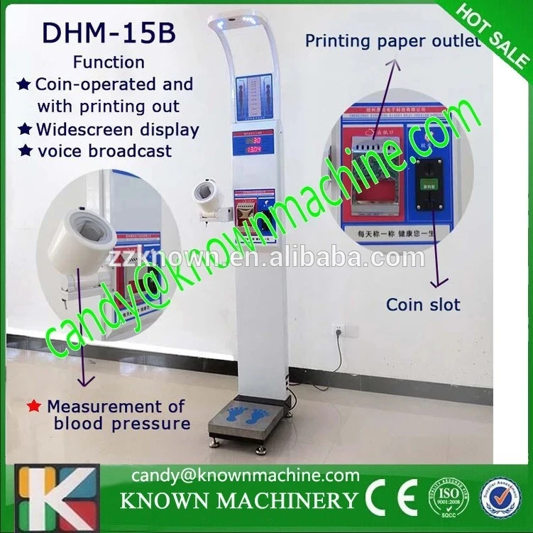 Горячая монета Электрический весы торговый автомат DHM-15B модель с монетоприемником