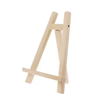 

20*28cm Mini Artist Wooden Easel Wood Stand Display Holder For Party Decoration Triange Easel