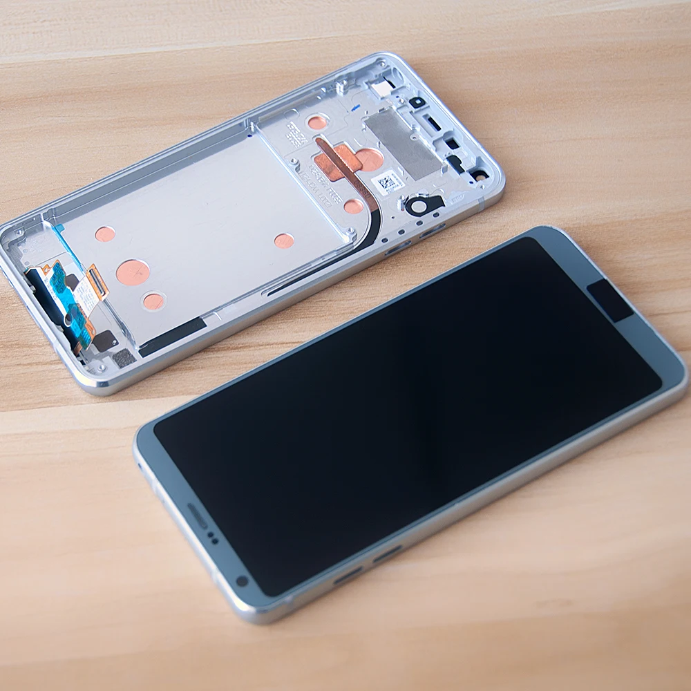 Мобильный телефон ЖК-дисплей для LG G6 H870 H871 H872 LS993 VS998 ЖК-дисплей сенсорный экран в сборе дигитайзер Рамка для LG G6 ЖК-дисплей