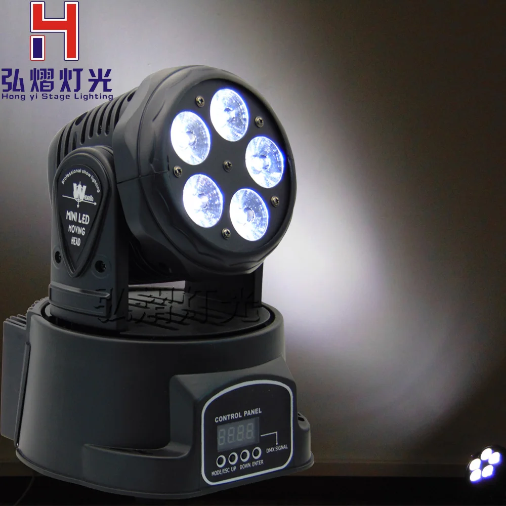 

LED Moving Head Mini wash 5x18w RGBWA Quad with advanced 10/15 channels LED effect stage light Factory Price