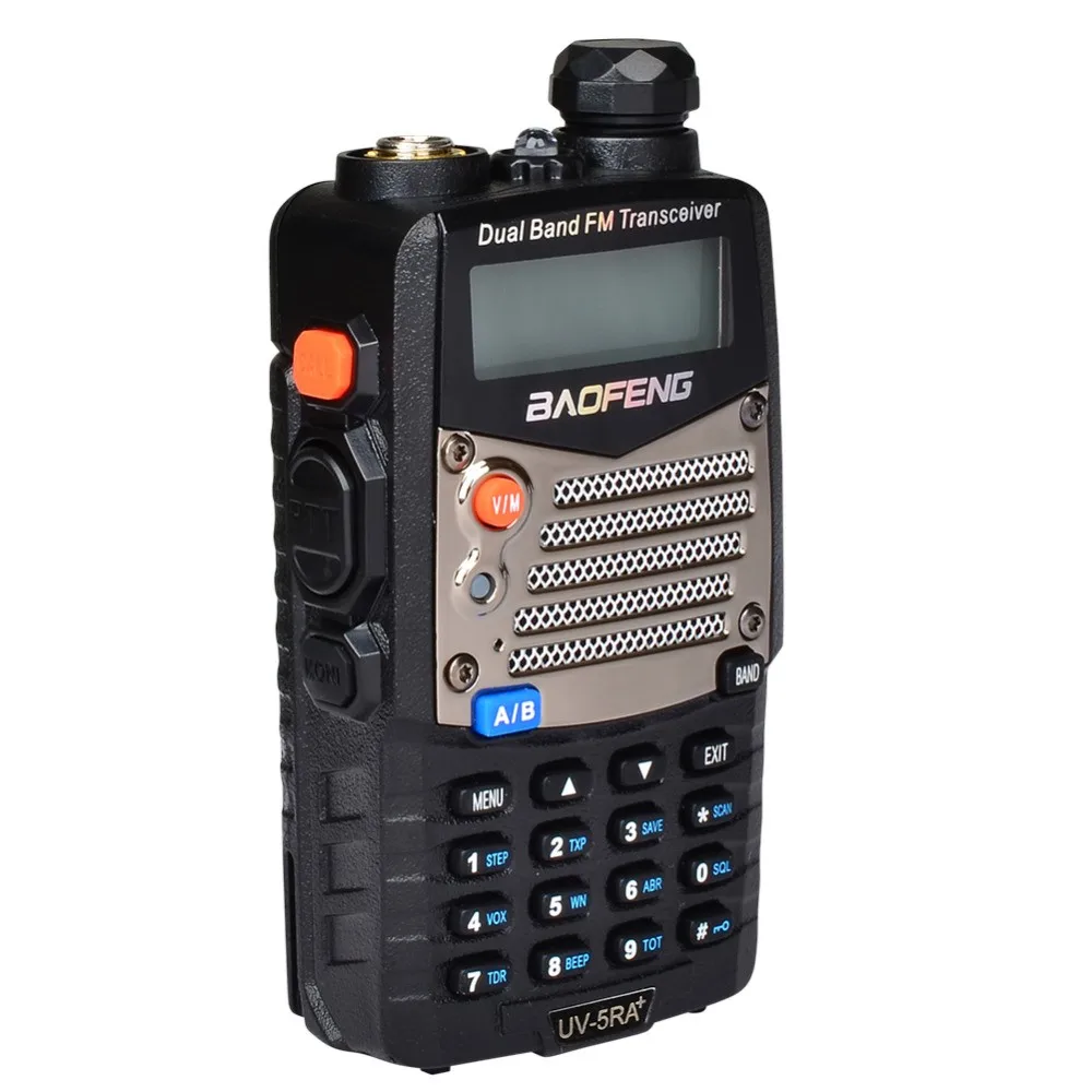 Черный Baofeng UV 5RA+ Plus WalkieTalkie 136-174& 400-520MHz двухстороннее радио в Испании- по почте-всего 3 дня