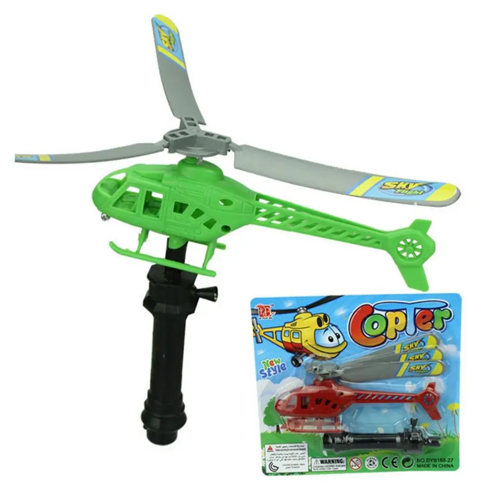 

Clockwork Flying Wire Pulling Flying Aircraft Toys Pull Line Flying Aircraft Toys Children's Outdoor Toys Random Color