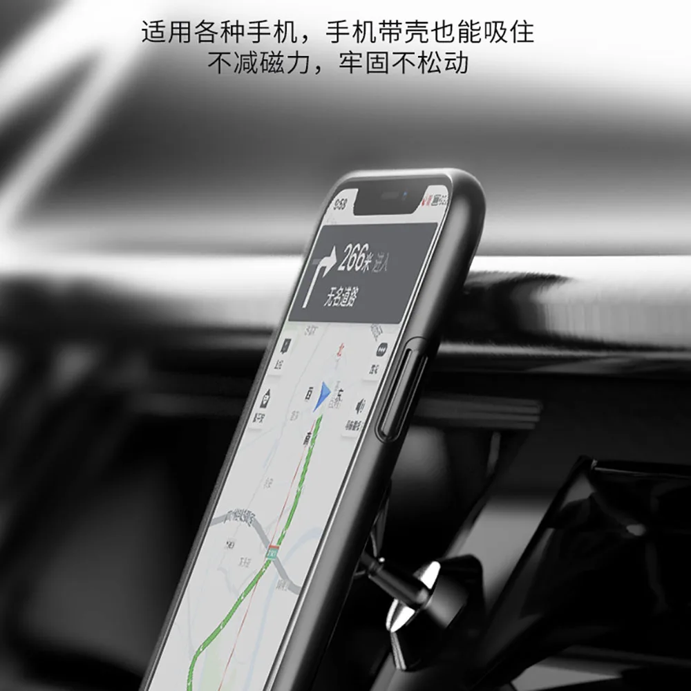 Магнитный Универсальный держатель для iPhone, samsung, кронштейн, подставка, держатель для huawei, Xiaomi, для автомобиля, вентиляционное отверстие, алюминиевый сплав, gps