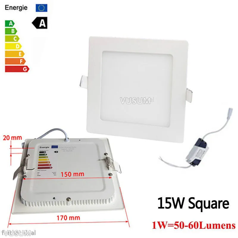 LED Ceiling Light Panel Light 6W 9W 12W 15W 18W 21W AC85-265V Indoor Lighting, Round/Square LED Light led panel light 2x4