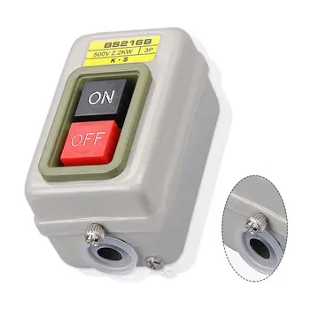 

Push Button Switch AC 380V 15A 2.2KW Three Phases Power Control Start Switch
