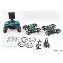 JXD 515W 515V Remote Control Drone Wifi FPV RC Helicopter HD Camera Video Quadcopter Drone Aircraft Air Plan Toys Children Gift