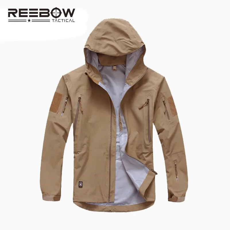 Eebow тактические мужские осенние уличные куртки для походов, куртки, ветровка с капюшоном, Тренч, водонепроницаемые спортивные пальто для кемпинга