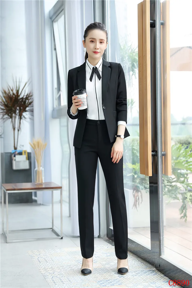 Formal Women Pant Suits Blazer and 