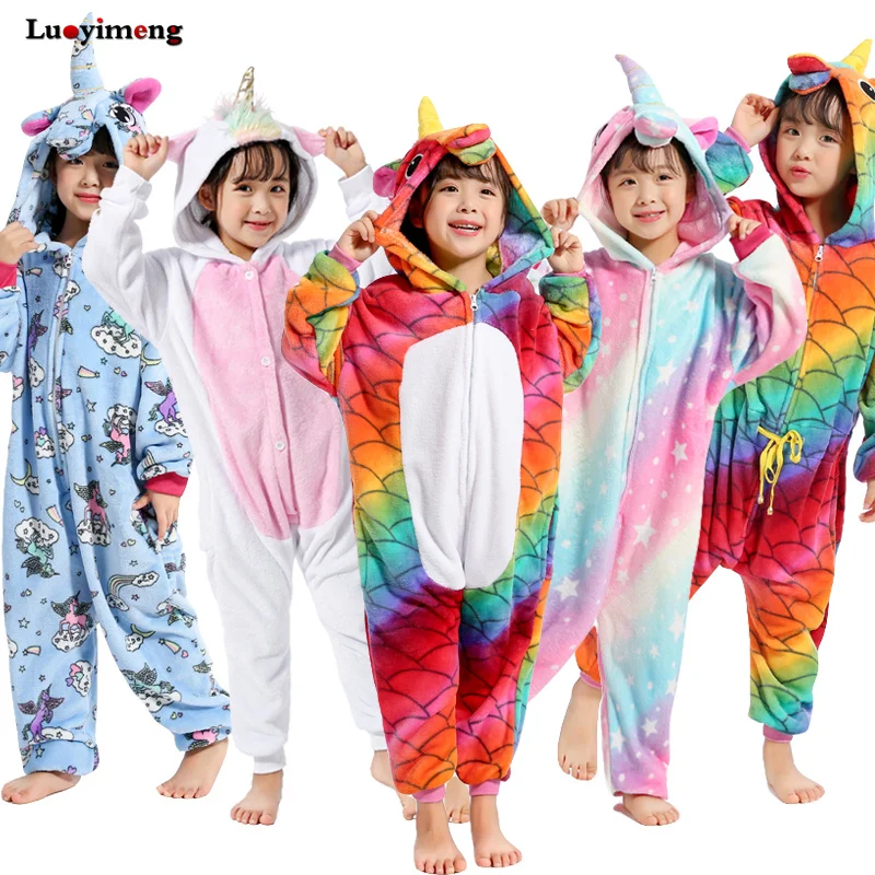 Kigurumi Unicorn For Children Pajamas Boys Girls Licorne Blanket Sleepers Kids Onesie Animal Winter Overalls Baby Panda Costumes Kigurumi Unicorn For Children Pajamas Boys Girls Licorne Blanket Sleepers Kids Onesie Animal Winter Overalls Baby Panda Costumes