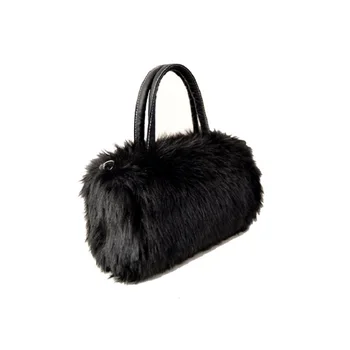 

Plush faux fur women coin purse ladies organizer wallet small phone pouch money bag bolso mujer bolsa carteira feminina for girl