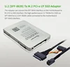 IOCREST-adaptador para ordenador de sobremesa adaptador de SFF-8639 a M.2 NVMe PCI-e I/F SSD HDD Pcie con carcasa para ordenador de sobremesa (SSD no incluida) ► Foto 2/6