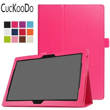 

CucKooDo Folio PU Leather Slim Stand Cover Case For Lenovo Tab 4 10.0 (TB-X304F) / Lenovo Tab 4 10.0 Plus (TB-X704F/N) Tablet