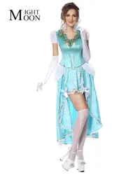MOONIGHT платье принцессы Золушки костюм принцессы Для женщин карнавальный костюм героев мультфильмов для фантазия Хэллоуин