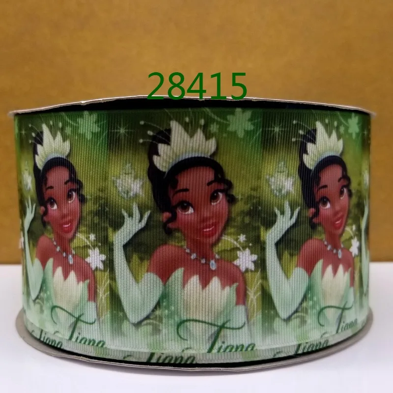 28415 50 ярдов мультфильм напечатанный grosgrain ленты 28494 - Цвет: 28415