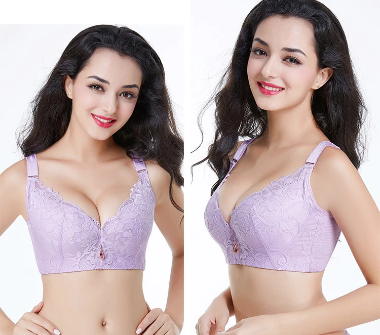 Jerrinut Sexy Push Up Plus Size Bras For Women Underwear Lingeries Women Lace Bra Plus Size Bralette Bra Large Size Women4