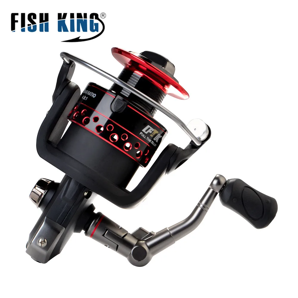 

FTK Metal Spool Fishing Reel 2000 3000 4000 5000 8KG Max Drag Power Spinning Reel Left/Right Hand Reel Bass Pike Wheel Fishing