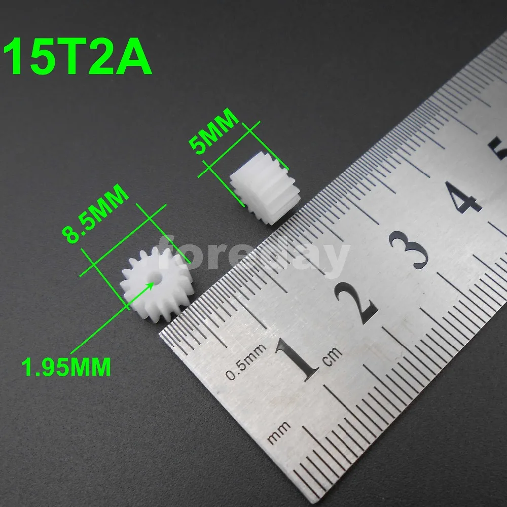 Plastic Spur Gear Pinion 0.3M 0.4M 0.5M 0.3 0.4 0.5Modulus Bore Hole 0.8MM 1MM 2MM 7 8 9 10 11 12 13 14 15 16 18 Teeth 20Pcs/Lot