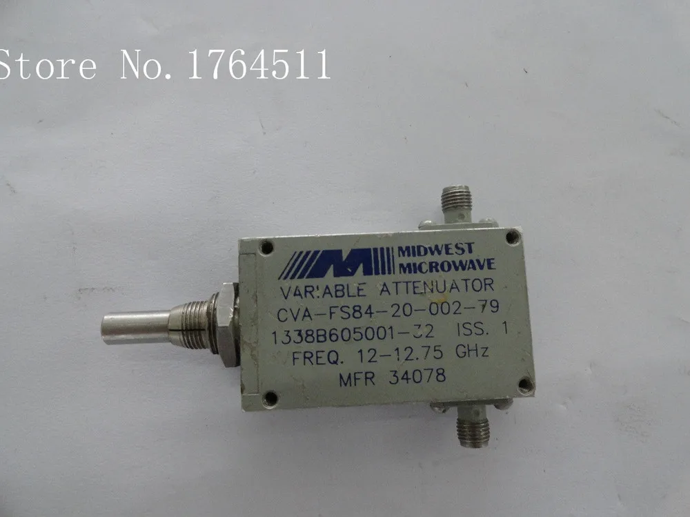 

[BELLA] MIDWEST CVA-FS84-20-002-79 12-12.75G hand adjustable continuation variable attenuator 20dB