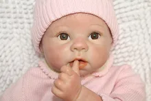 NPK 22 inch Silicone Reborn Babies Dolls Realistic Hobbies Handmade Baby Alive Doll For Girls Toys boneca reborn baby reborn