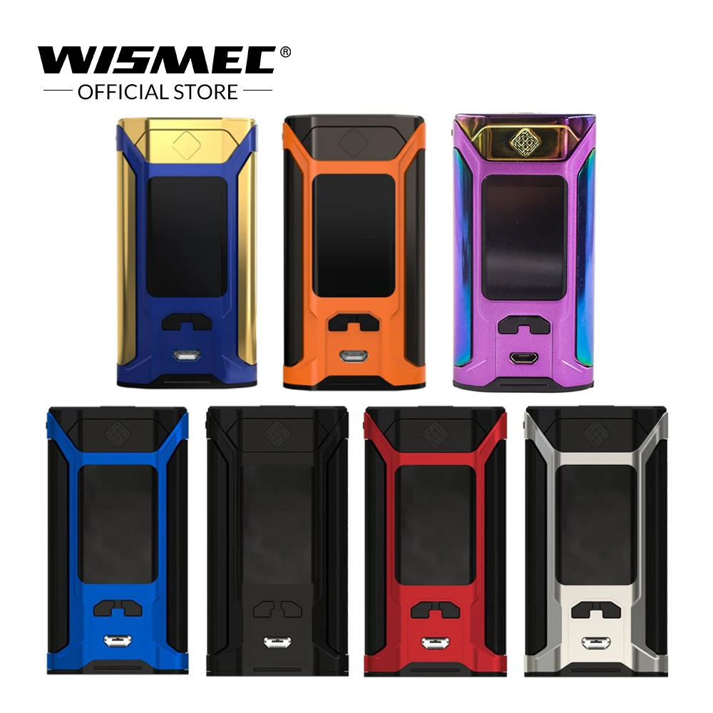 [Склад США Wismec извилистые опустошения 200 TC поле Mod 230 Вт выход VW/TC-Ni/TC-Ti/TC-SS/TCR режим электронная сигарета vape mod kit