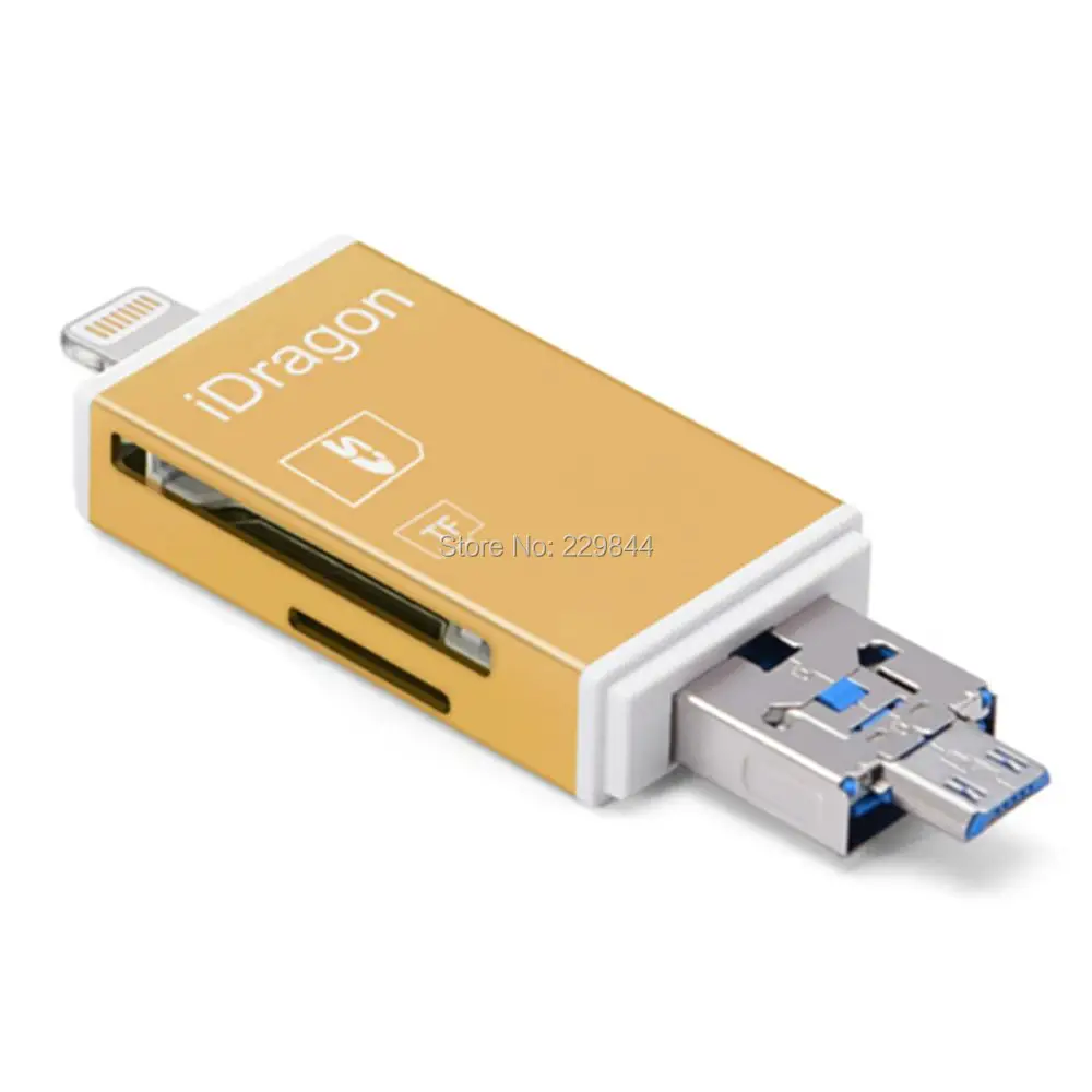 

Flash Drive HD USB 2.0 Micro SD Card Reader TF Card Adapter for iphone X 8/8 Plus 7/7 Plus 6S/6S Plus S6 S7 S5 S4 S3, Note 4 3 2
