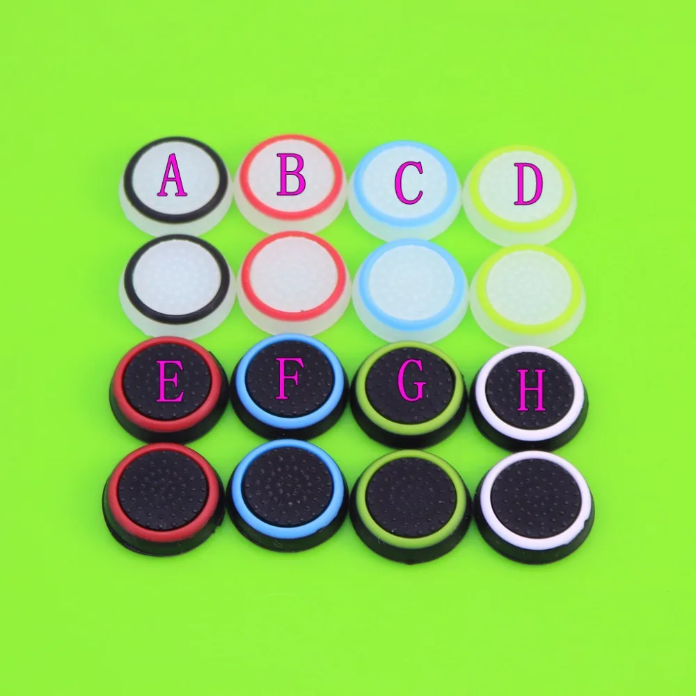 

YuXi 4x Analog Controller Console Thumb Grips Cap Cover Skin for Sony Playstation 4 PS4 PS 3 PS3 Dualshock 4 Joystick