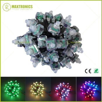 

Wholesale price 12mm WS2811 T1515 Led Pixel Module String Black cable Square IP68 Waterproof DC5V