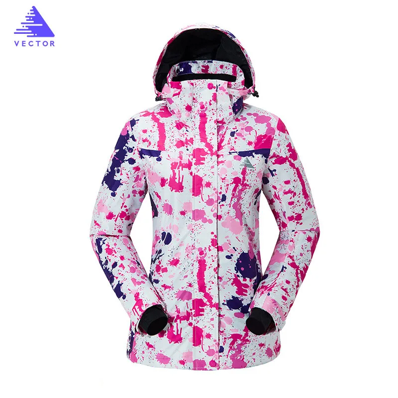 Брендовый лыжный костюм для женщин, лыжный костюм для женщин, водонепроницаемая теплая куртка для сноуборда+ лыжные штаны, дышащая зимняя куртка - Цвет: Women 01