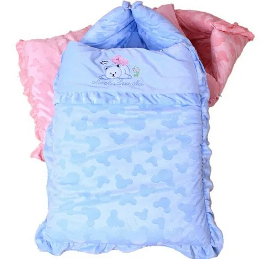 Зимний толстый winderproof конверт для новорожденных одеяло новые детские спальные мешки для детей спальные мешки в коляске младенческой Fleabag