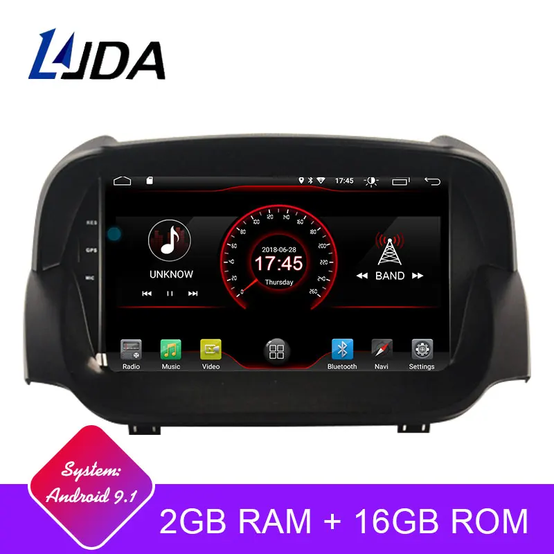 

LJDA Android 9.1 Car DVD Player For Ford ECOSPORT 2013 2014 20152016 GPS Navigation 2 Din Car Radio Multimedia WIFI Stereo Audio