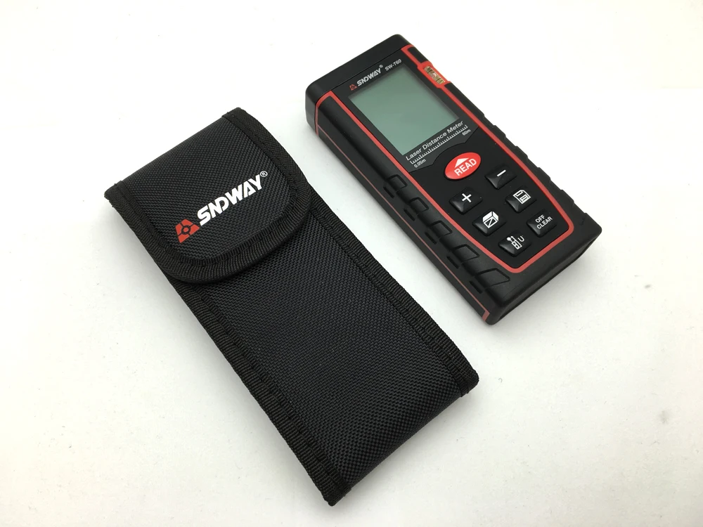 Genuine SNDWAY 60m Digital laser rangefinder RZ60 197ft distance meter range finder Area-volume-Angle Tester tool Genuine SNDWAY 60m Digital laser rangefinder RZ60 197ft distance meter range finder Area-volume-Angle Tester tool