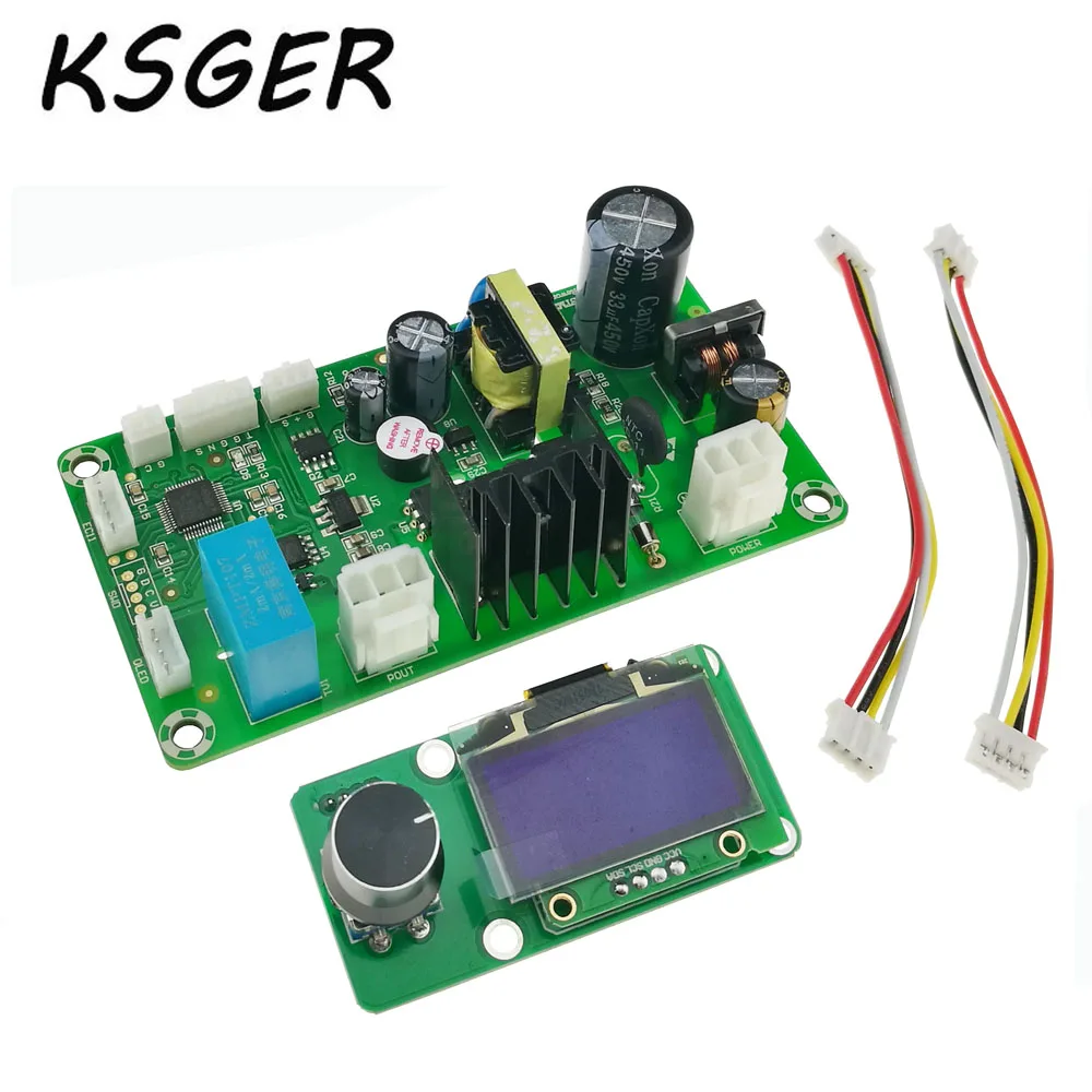 

KSGER OLED Hot Air Controller 1.3 Size Screen Diy Set For Rewrok Resoldering Soldering Station Hot Air Gun Controller