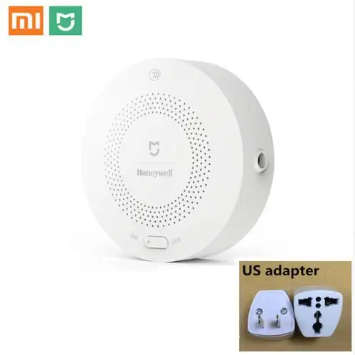 Xiaomi Mijia Honeywell умный детектор газа CH4 мониторинг Газа потолок и настенный приложение Mihome дистанционное управление - Цвет: Add US Plug