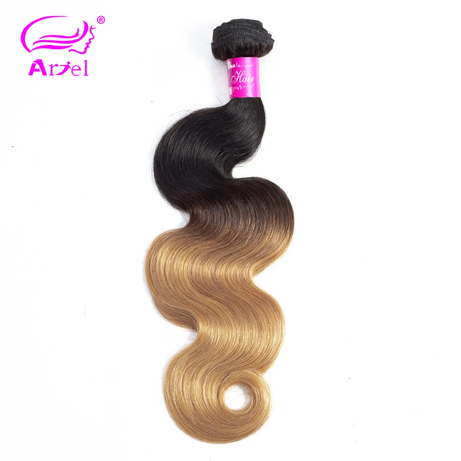 ARIEL Pre-Colored Hair 1/3 Bundles Blonde Brazilian Body Wave Hair Weave Bundles Non Remy 2 Tone 1b 27 Ombre Human Hair Bundles ARIEL Pre-Colored Hair 1/3 Bundles Blonde Brazilian Body Wave Hair Weave Bundles Non Remy 2 Tone 1b 27 Ombre Human Hair Bundles