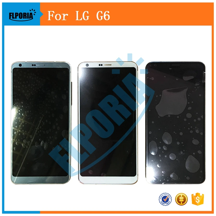 

FLPORIA For LG G6 H870 H871 H872 LS993 VS998 LCD Display With Touch Screen Digitizer Assembly With Frame Replacement Parts