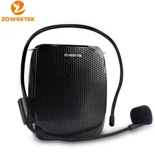Zoweetek 10 Вт проводной мини аудио динамик Портативный голосовой усилитель натуральный стерео звук микрофон Громкий динамик для туристического гида речи